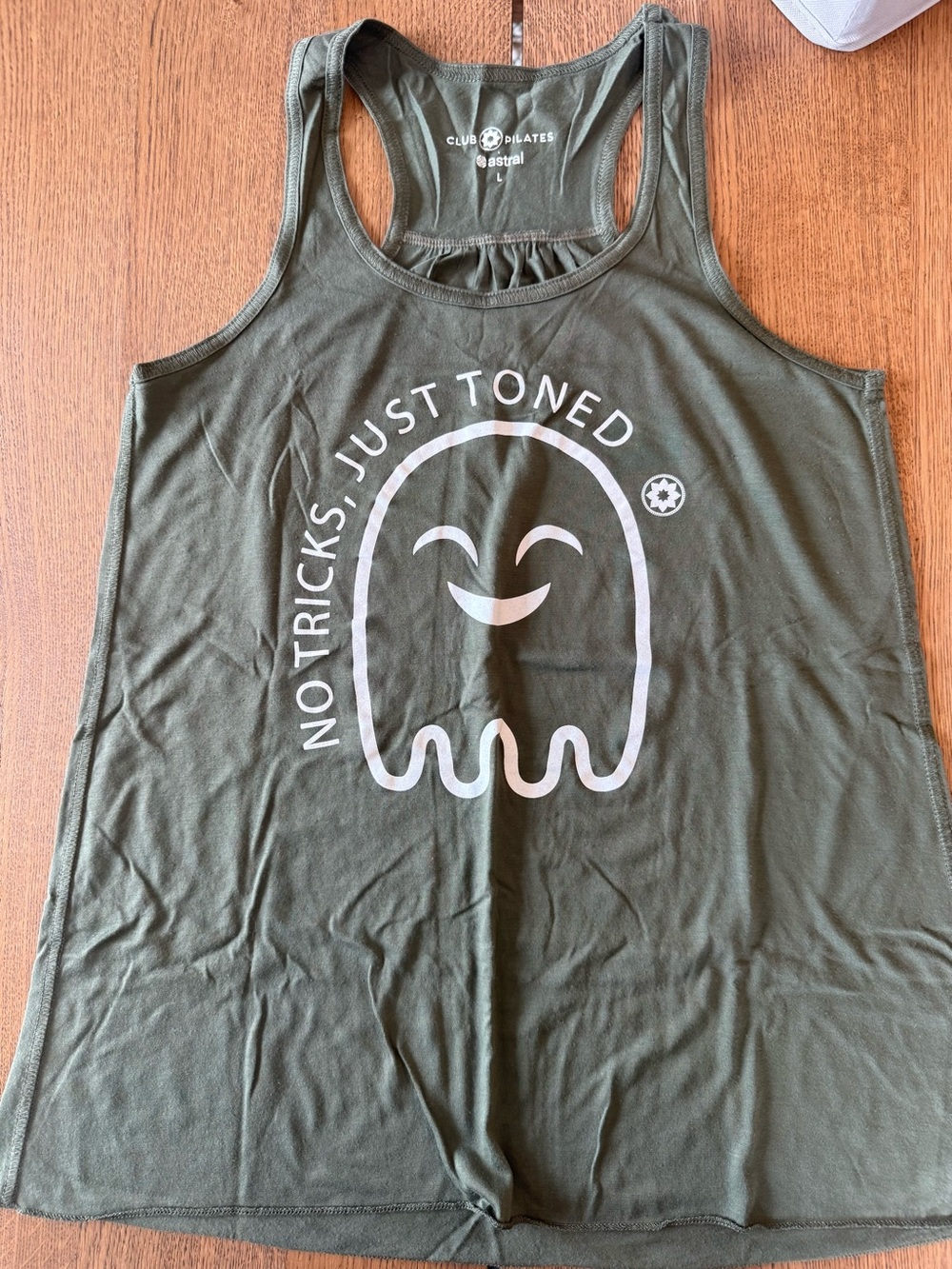 Women’s Olive Graphic Tank Top - No Brand